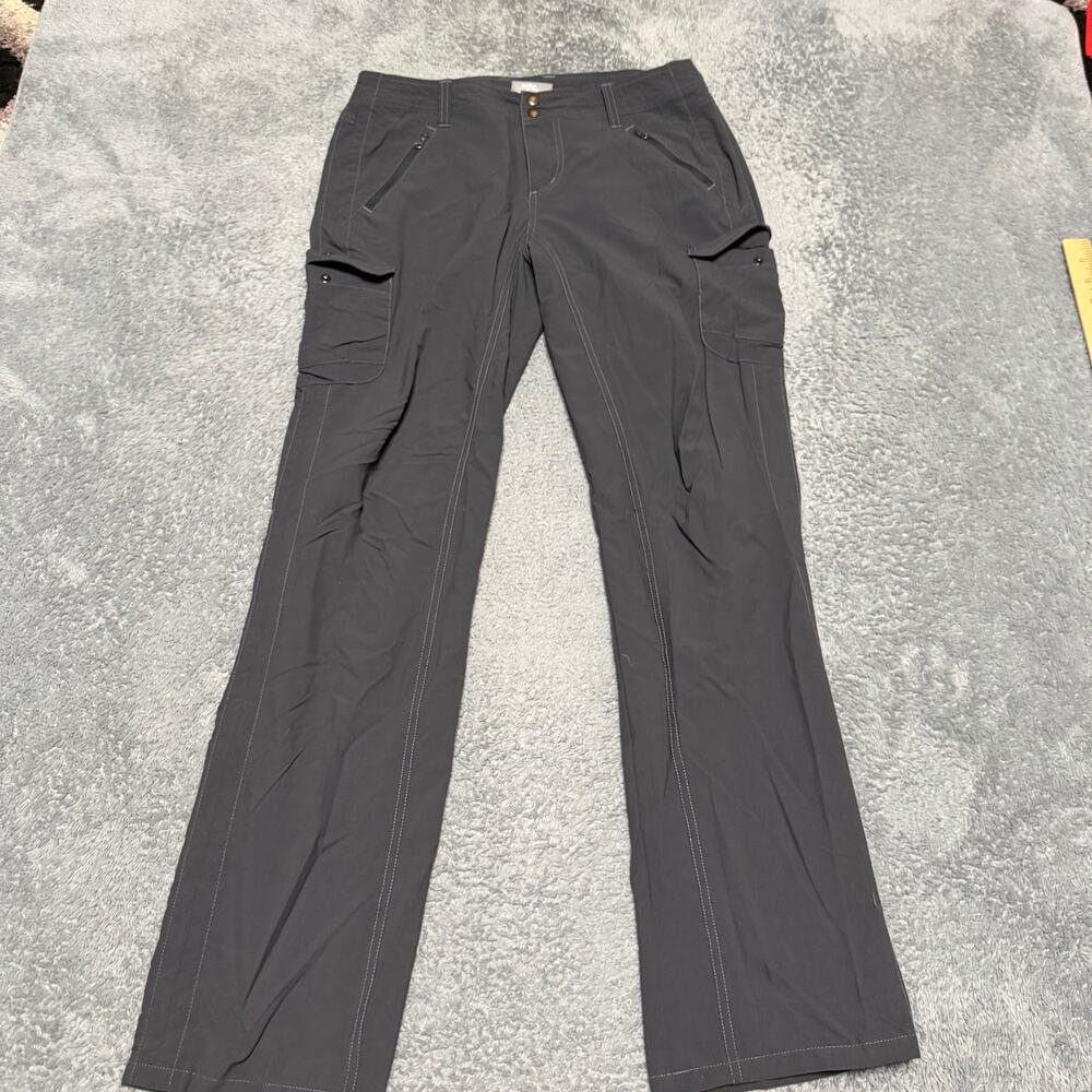 Kuhl Pants Womens 10 (31x31.5) Gray Cargo Hiking Nylon Outdoor Gorp